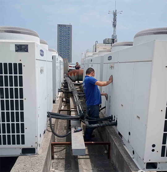 监利中央空调制热和不制冷系统维修方法